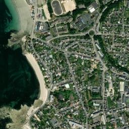 Concarneau map(satellite map)