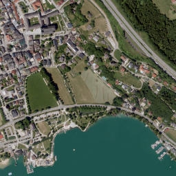 Mondsee map(satellite map)