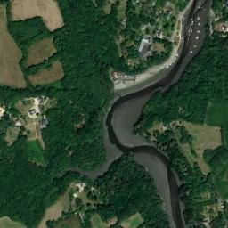 Pont-Aven map(satellite map)