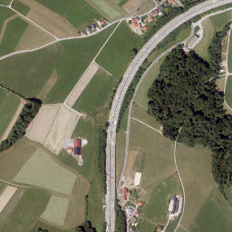 Hallwang map(satellite map)