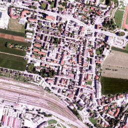 Freilassing map(satellite map)