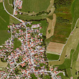 Bidingen map(satellite map)
