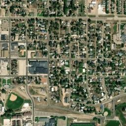 309 Park Avenue East, Watford City, ND High Resolution Satellite Map