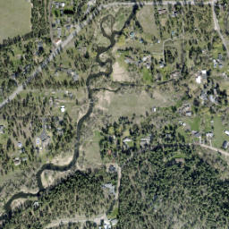 15401-15445 North Little Spokane Drive Spokane WA High Resolution Satellite Map