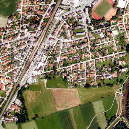 Raubling map(satellite map)