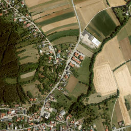 Würflach map(satellite map)