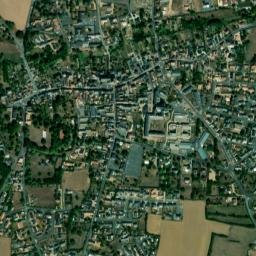Précigné map(satellite map)