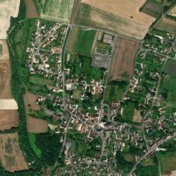 Pourrain map(satellite map)