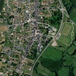 Pontvallain map(satellite map)