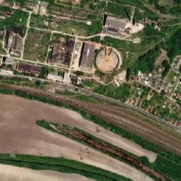 Almásfüzitő map(satellite map)