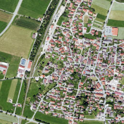 Bichl map(satellite map)