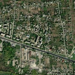 Komyshuvakha map(satellite map)