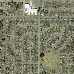 2530 West Decatur Avenue Spokane WA High Resolution Satellite Map