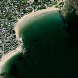 Larmor-Plage map(satellite map)