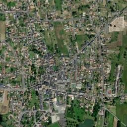 Aubigné-Racan map(satellite map)