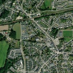 Pluneret map(satellite map)