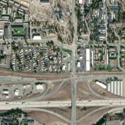 Spokane Valley map(satellite map)
