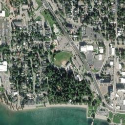 123 Sherman Avenue, Coeur d'Alene, ID High Resolution Satellite Map