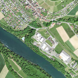 Dachsen map(satellite map)