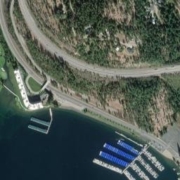 4301-4399 East Coeur D'Alene Lake Drive High Resolution Satellite Map