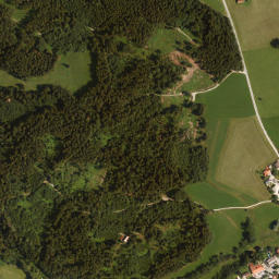 Grünenbach map(satellite map)
