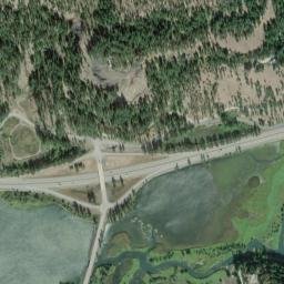 State Highway 97 Scenic, Coeur d'Alene, ID High Resolution Satellite Map