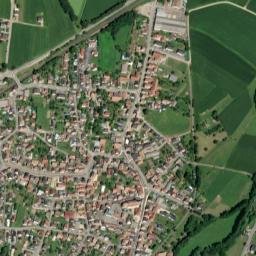Carspach map(satellite map)