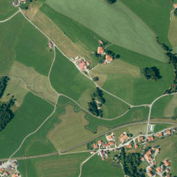 Hopferau map(satellite map)