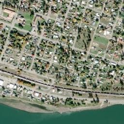 Thompson Falls map(satellite map)