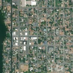 Medical Lake map(satellite map)