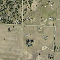 Satellite view of Hangman Valley Golf Course