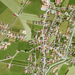 Krün map(satellite map)