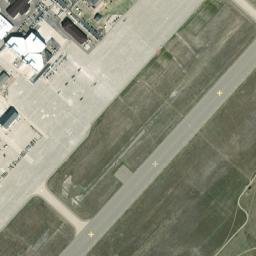 Malmstrom Air Force Base map(satellite map)