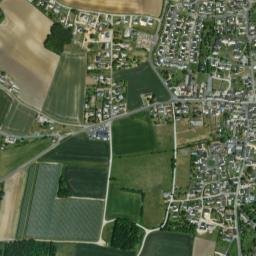 Bauné map(satellite map)