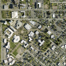 500-524 5th Street Cheney WA High Resolution Satellite Map