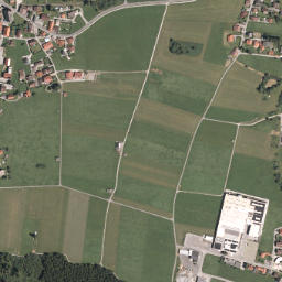 Wängle map(satellite map)