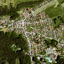 Grainau map(satellite map)