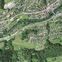 Grellingen map(satellite map)