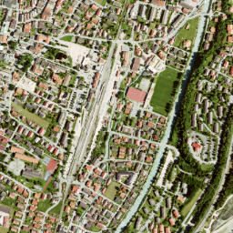 Mittenwald map(satellite map)