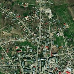 Hârlău map(satellite map)