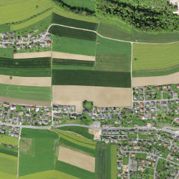 Bezirk Laufen map(satellite map)