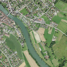 Mellingen map(satellite map)