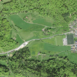 Bezirk Waldenburg map(satellite map)