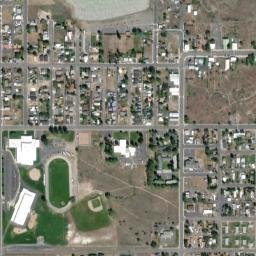 Soap Lake map(satellite map)