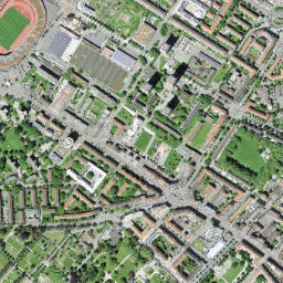 Zürich (Kreis 4) / Hard map(satellite map)