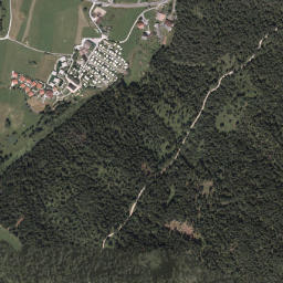 Biberwier map(satellite map)