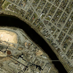 Edmundston map(satellite map)