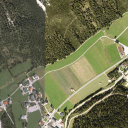 Leutasch map(satellite map)