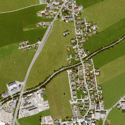 Maishofen map(satellite map)