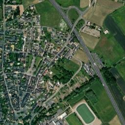 Brissac-Quincé map(satellite map)
